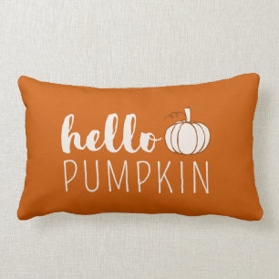Hello Pumpkin Lumbar Pillow