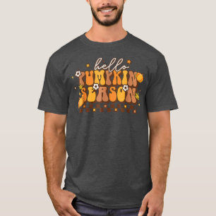 Hello Pumpkin Season Autumn Fall Thanksgiving Groo T-Shirt