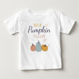 Hello Pumpkin Season Baby T-Shirt