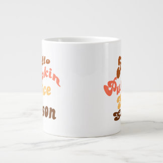 Hello Pumpkin Spice Season Large Coffee Mug
