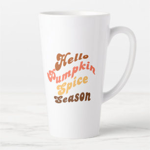 Hello Pumpkin Spice Season Latte Mug