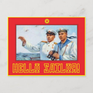 Hello Sailor1 Postcard