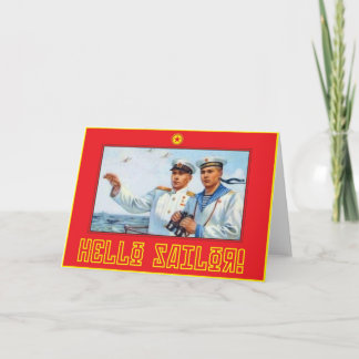 Hello Sailor! Card