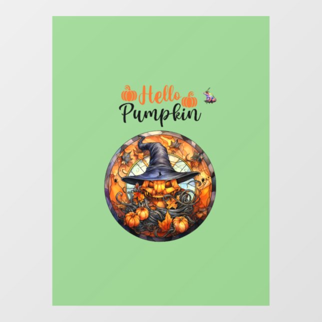 Hello Scary Hallowe'en Pumpkin (Sheet)