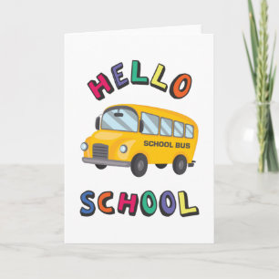 Hello School Card