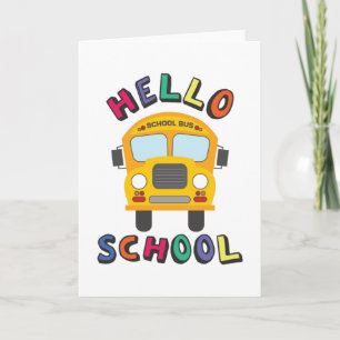 Hello School Card