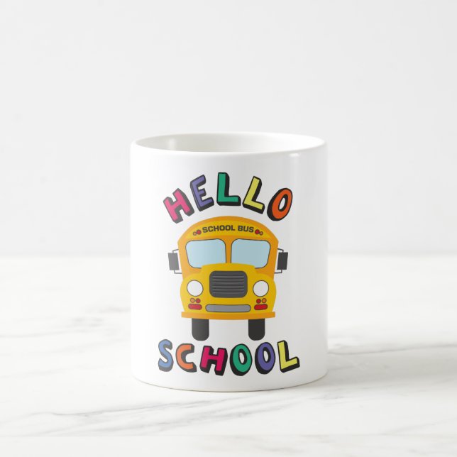Hello School Coffee Mug (Center)