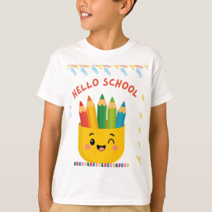 Hello School: Colourful Learning Journey. T-Shirt