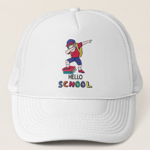 Hello School Trucker Hat