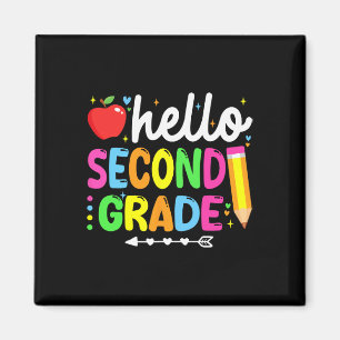 Hello Second Grade 2nd Grade Back To School Teache Magnet