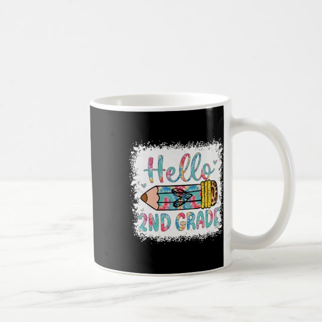 Hello Second Grade Back To School 2nd Grade Studen Coffee Mug (Right)