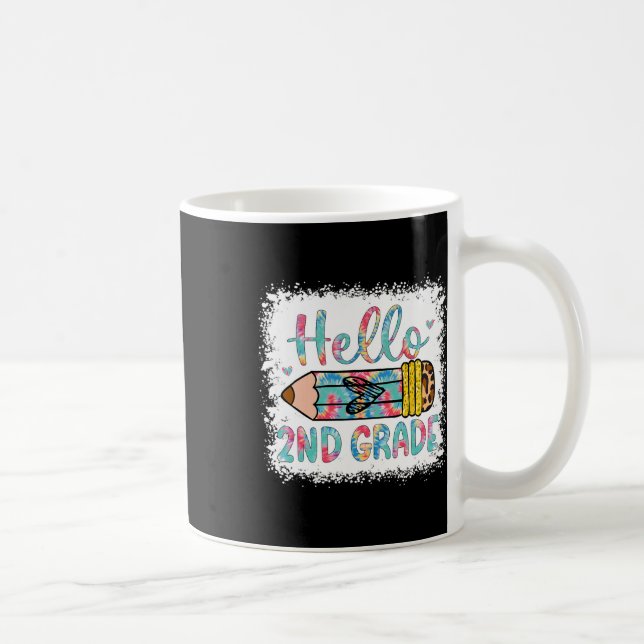 Hello Second Grade Back To School 2nd Grade Studen Coffee Mug (Right)