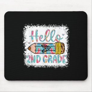 Hello Second Grade Back To School 2nd Grade Studen Mouse Pad