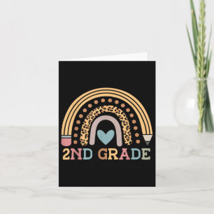 Hello Second Grade Back To School First Day Of Sch Card