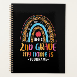 Hello Second Grade Back To School Gift Planner