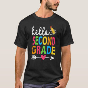 Hello Second Grade Back To School Men Women Boy Gi T-Shirt