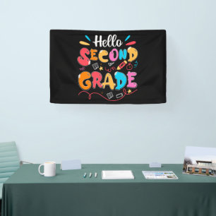 Hello Second Grade Banner