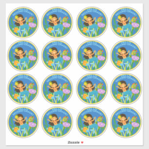 Hello Second Grade! Cute Mermaid Sticker