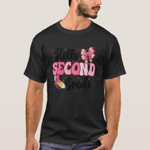 Hello Second Grade First Day Of School Teacher Coq T-Shirt