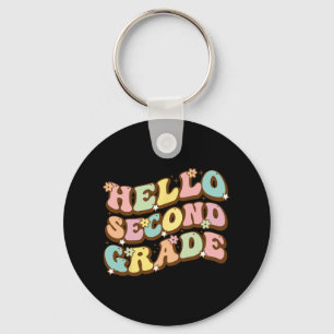 Hello Second Grade For Teachers Students  Key Ring