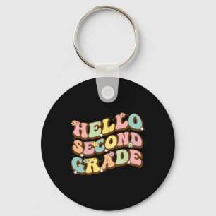Hello Second Grade For Teachers Students  Key Ring