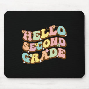 Hello Second Grade For Teachers Students Mouse Pad