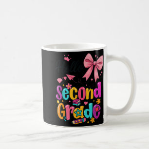 Hello Second Grade Preppy Back To School Boy Girl Coffee Mug