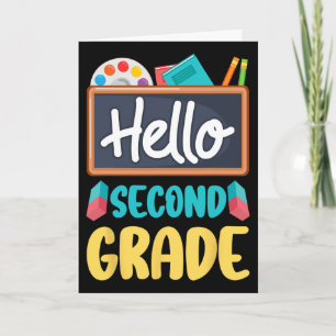 Hello Second Grade Teacher Students 2nd Grade Ck T Card