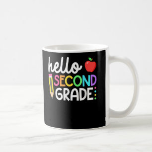 Hello Second Grade Team 2nd Grade Back to School Coffee Mug