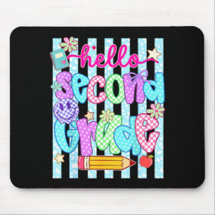 Hello second grade team 2nd grade back to school mouse pad