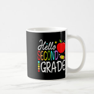 Hello Second Grade Team 2nd Grade Back to School T Coffee Mug