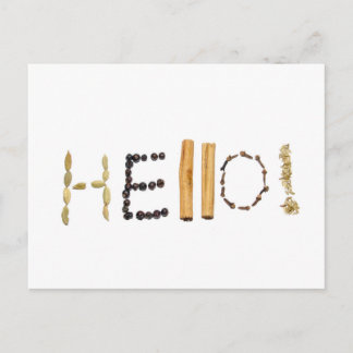 Hello! Spice Postcard