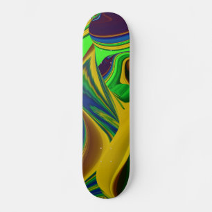 Hello Spring and Hello Sunshine! Abstrakt Skateboard