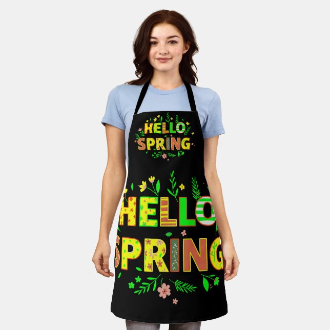 Hello Spring Apron (Worn)