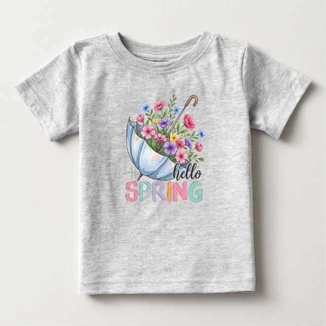 Hello Spring Baby T-Shirt (Front)
