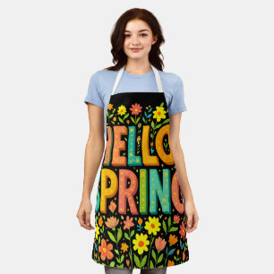 Hello Spring break Apron