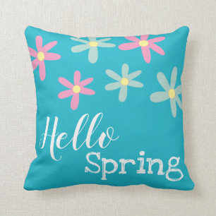 Hello Spring Bunny Pillow