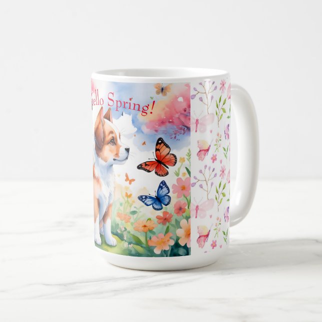 Hello Spring Coffee Mug (Front Right)