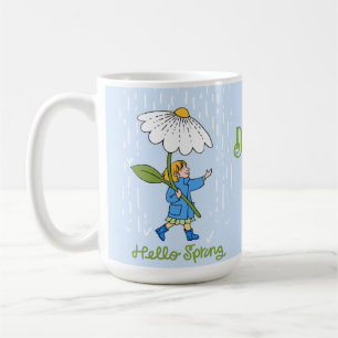 Hello Spring cute birthday gift mug for her