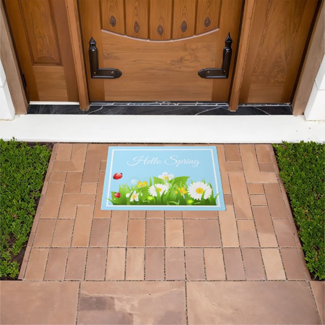 Hello Spring Doormat (Outdoor)