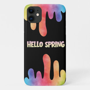 Hello Spring Floral Decorative Cover
