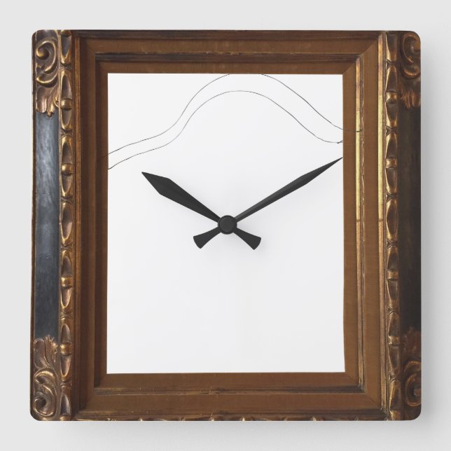 Hello Spring Floral Wreath Clock – A Celebration o (Front)