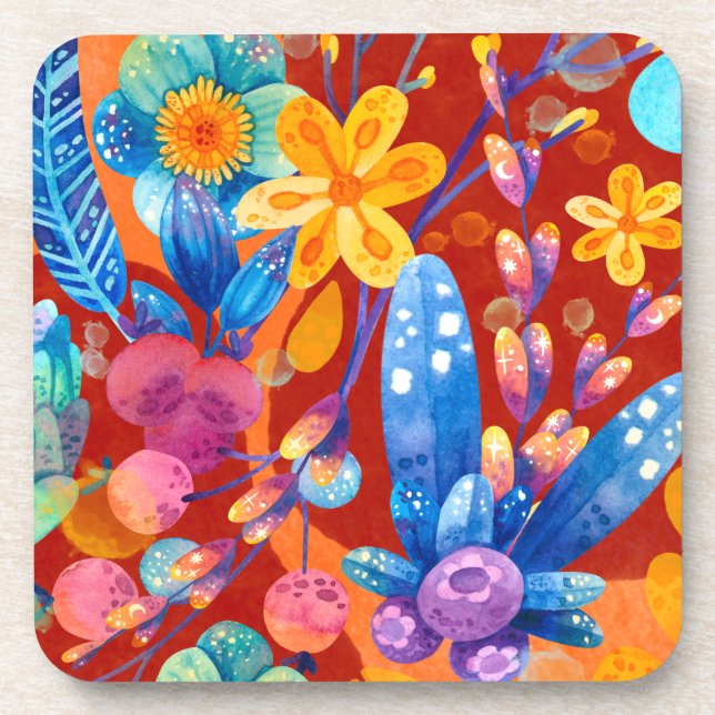 Hello Spring Happiness Time Coaster (Front)