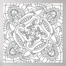 Hello Spring: Happy Easter Colouring Page