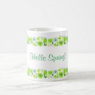 Hello Spring mug. Coffee Mug