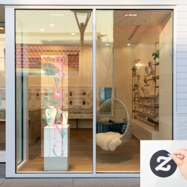 Hello Spring Season Business Decor (Store Window)