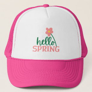 Hello Spring Trucker Hat