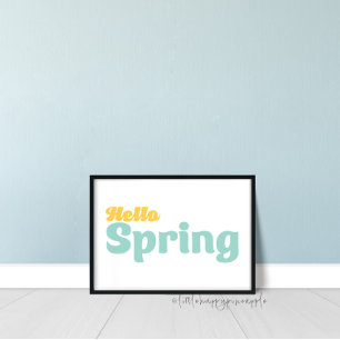 Hello Spring Wall Art