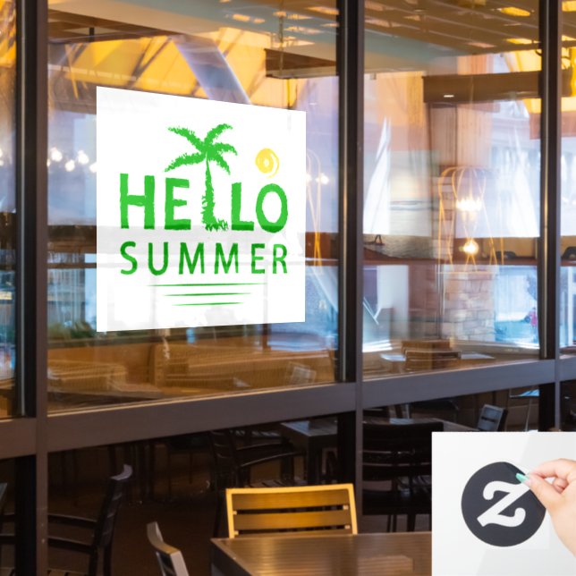 Hello Summer (Restaurant Window)