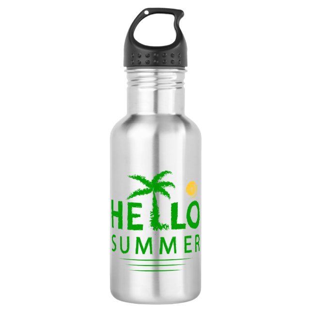 Hello Summer 532 Ml Water Bottle (Front)